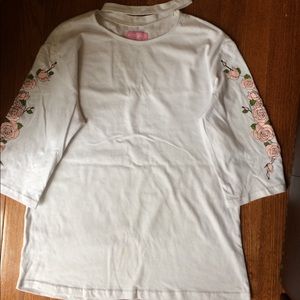 “Two Moods” collection- Rose loose tee